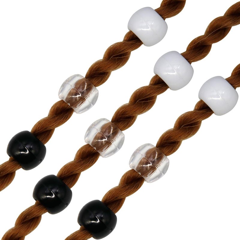 240 Pcs Hair Beads For Dreadlocks Braids Plastic Bead Accessories Creative Hair Styling - Image 5