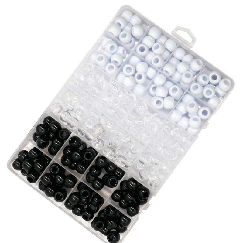 240 Pcs Hair Beads For Dreadlocks Braids Plastic Bead Accessories Creative Hair Styling - Image 2