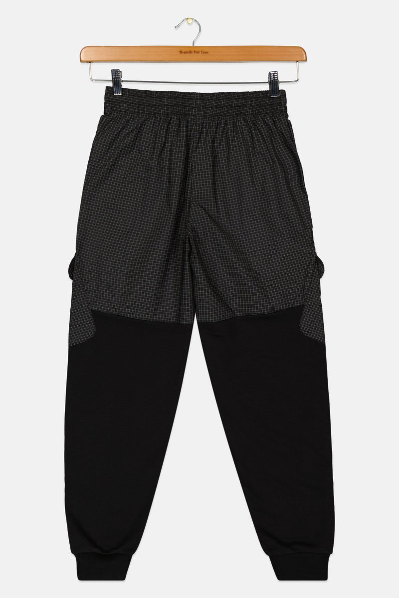 Nike Kids Boy Loose Fit Outdoor Pants, Black - Image 3
