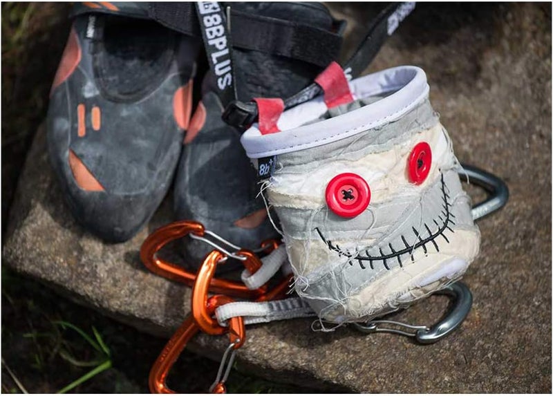 8B+ 8BPLUS 8BPlus Chalk Bag for Climbing, Bouldering, Belt and Giftbox Included - Wide Opening - Brush Holders, For Left & Right Handers - Image 2