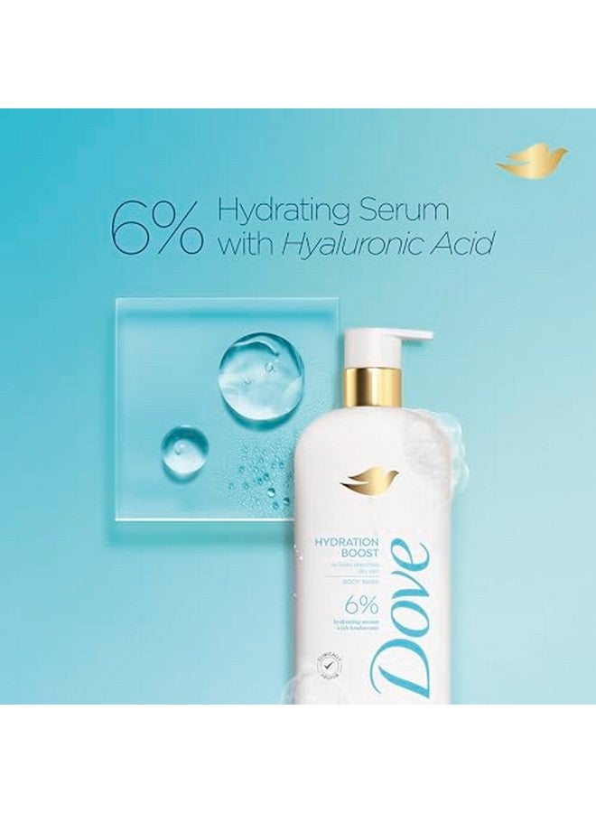 Dove غسول جسم لتعزيز الترطيب يغمر البشرة الجافة 6٪ سيروم مرطب مع الهيالورونيك 18.5 أوقية - Image 5