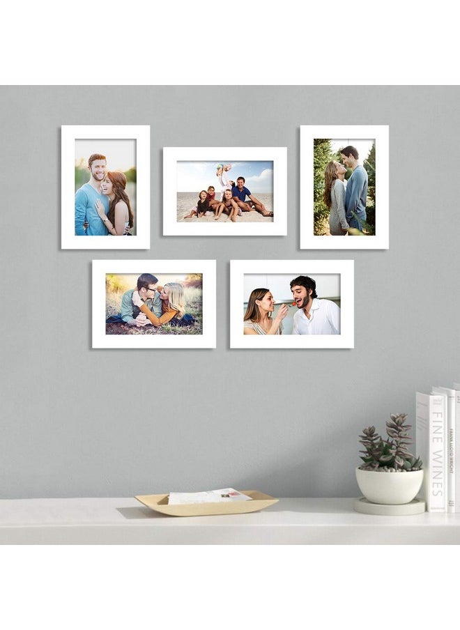 Art Street and Painting Mantra Unite Set of 5 Individual Photo Frame/Wall Hanging for Home Decor - White, Wood, Rectangular - pzsku/Z096572072B278C0ADB22Z/45/_/1740982969/48d872ab-1624-4fa5-a071-ee6bee76f4ba