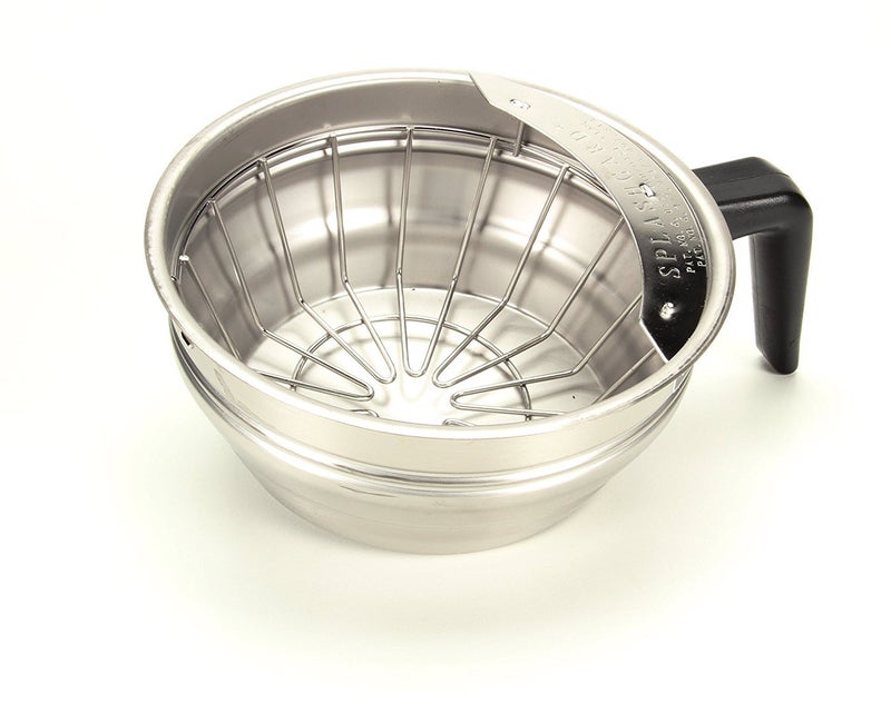 Bunn 20216.0000 Funnel Assembly with Stainless Steel-Black Handle, Silver - Image 1