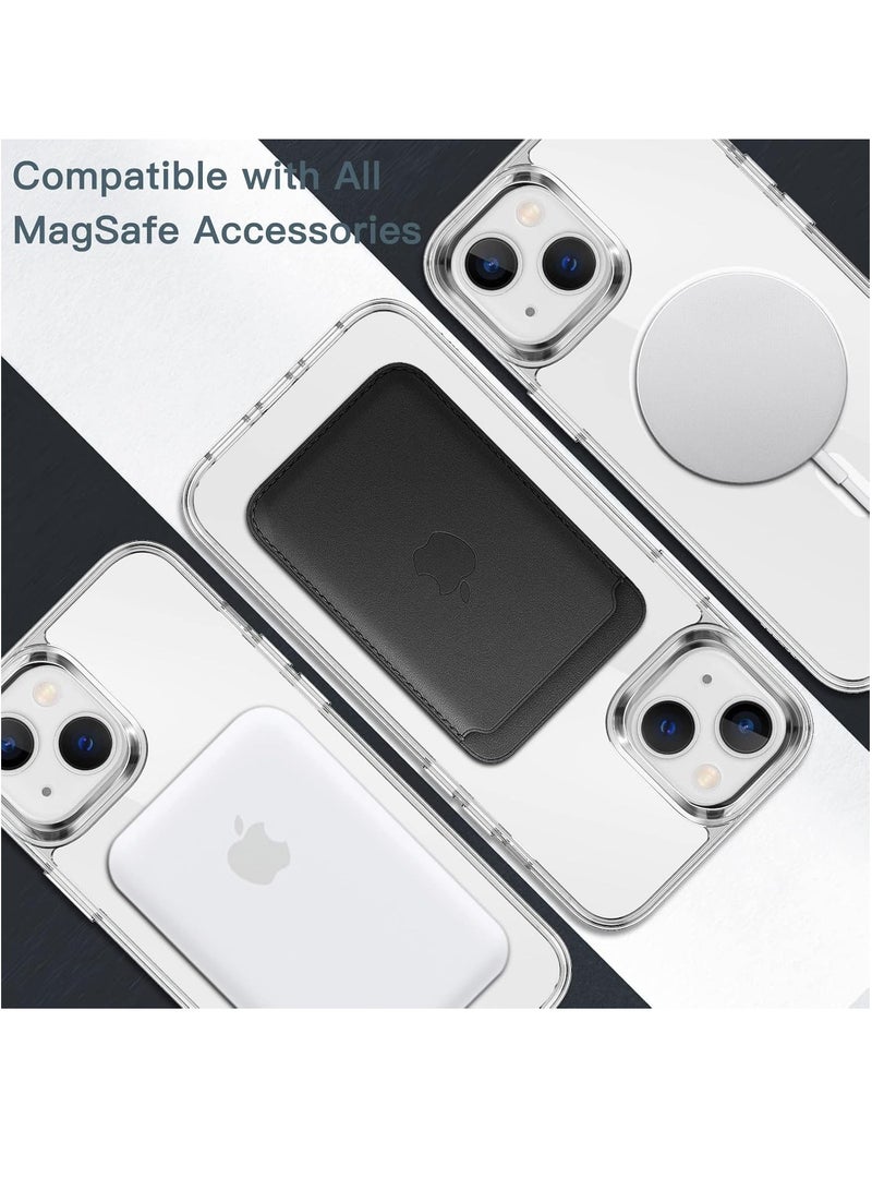 DUSALA IPhone 14 Plus Case Camera Control Compatible with MagSafe Shockproof Military-Grade Protection Magnetic Phone Case for iPhone 14 Plus Classic Hybrid Case Clear - Image 4