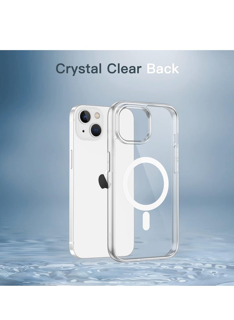 DUSALA IPhone 14 Plus Case Camera Control Compatible with MagSafe Shockproof Military-Grade Protection Magnetic Phone Case for iPhone 14 Plus Classic Hybrid Case Clear - Image 5