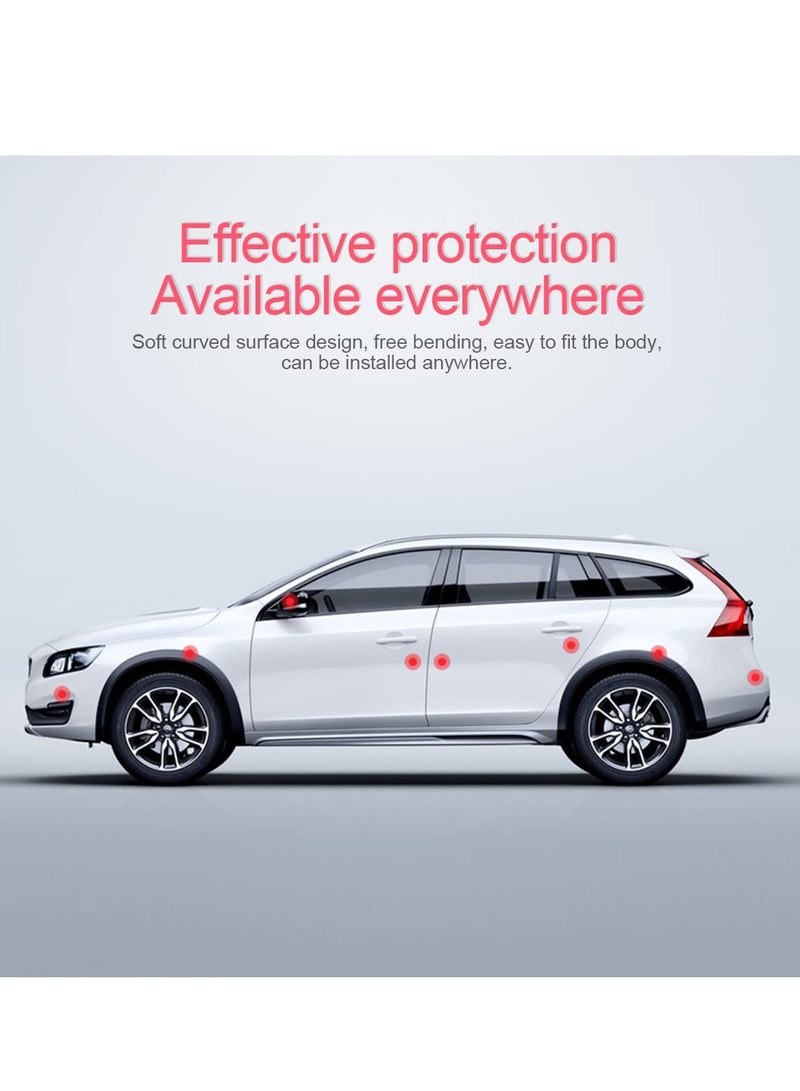 Excefore Car Door Handle Scratch Protector, Car Door Handle Scratch Protector Car Door Edge Guards, Automotive Exterior Car Crystal Rhinestone Bling Car Accessories for All Cars, Multicolor - Image 4