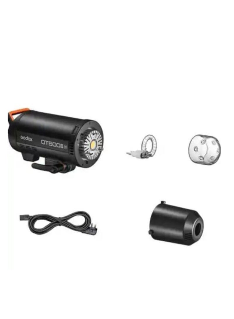 جودوكس فلاش استوديو Godox QT600III M بقوة 600 واط/ثانية – بتركيب Bowens، نظام لاسلكي 2.4 GHz X، تجميد فائق السرعة، ومصباح موديل LED بقدرة 40 واط - Image 1