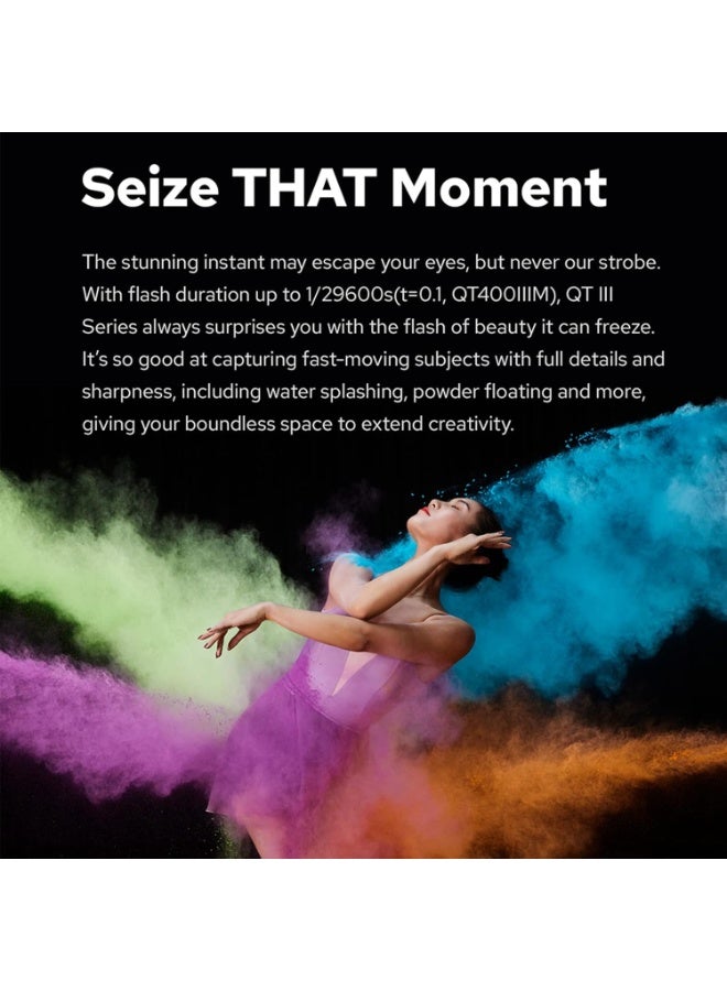 Godox QT600III M 600 Ws Studio Flash Light – Bowens Mount, 2.4 GHz Wireless X System, Ultra‑Fast Freeze, 40 W LED Modeling Lamp - Image 3