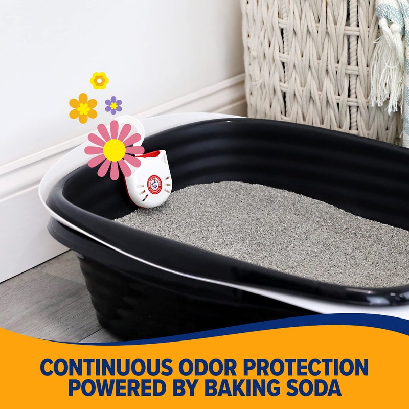 Petmate Arm & Hammer Cat Litter Pan Purrifying Pak, Removeable 30 Day Litter Box Deodorizer, 3-Pack - Image 3