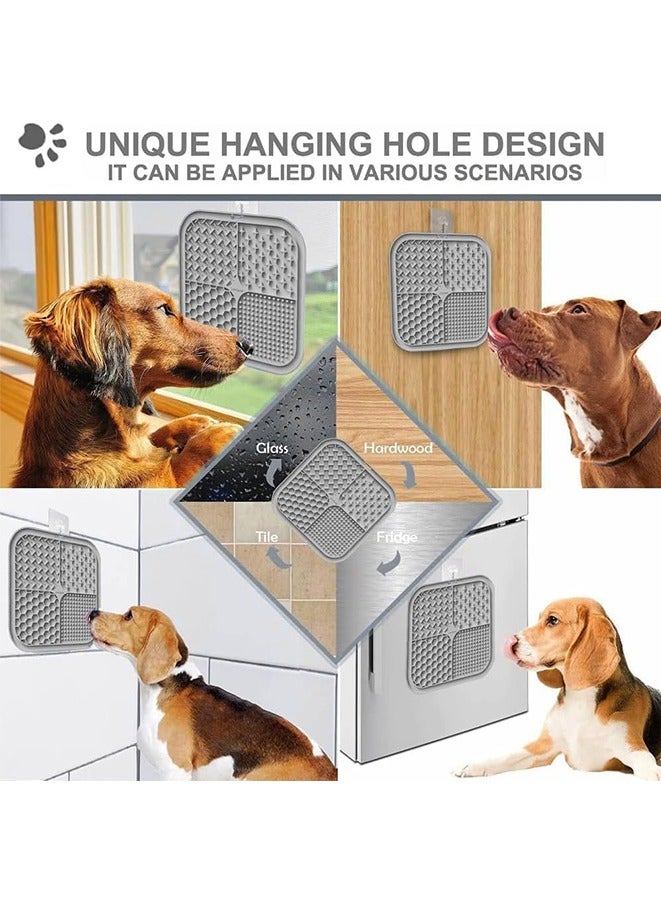 Slow Feeder Lick Mat for Dog,Anxiety Relief,Enrichment Toys,Pets Supplies Bathing Grooming Training Calming Mat - Image 4