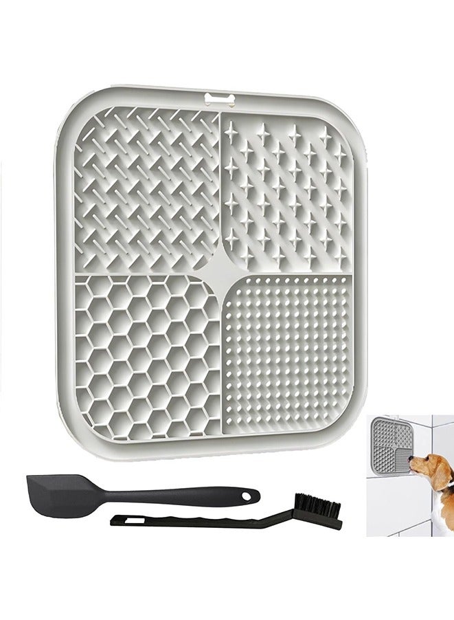 Slow Feeder Lick Mat for Dog,Anxiety Relief,Enrichment Toys,Pets Supplies Bathing Grooming Training Calming Mat - Image 1