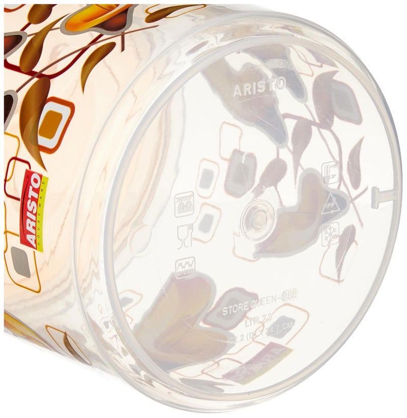Aristo Plastic Store Queen Air-Tight Storage Container Set Of 3,Tranparent, 1400 ml, Transparent - Image 5