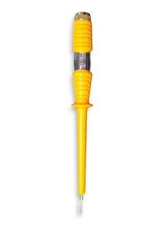 ABC Electrical testing screwdriver with built-in indicator light 500V that automatically lights up when an electric current is detected, made of plastic for high-quality insulation, sharp flat head suitable for simple screwing and tightening, as well as testing function  - Image 2