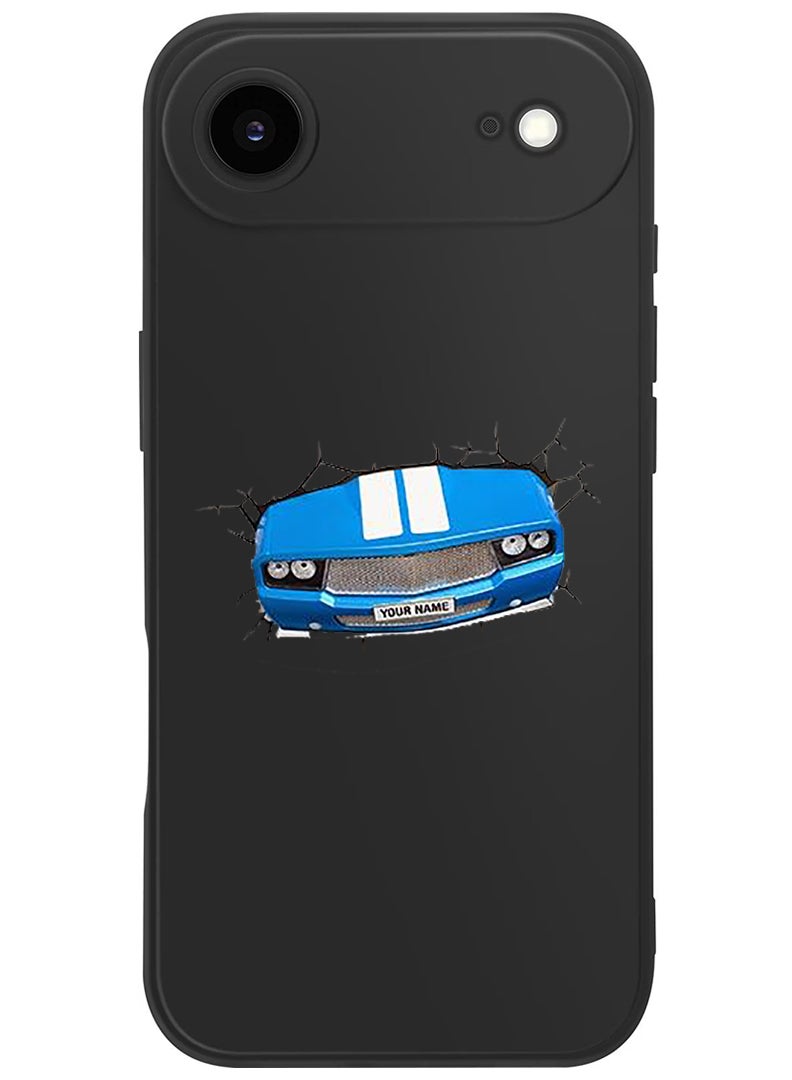 Theodor Protective Slim Fit Case Liquid Silicone Cover with Full Body Protection Anti-Scratch Shockproof Case For Apple iPhone 17 Air (Black) Car - Image 1