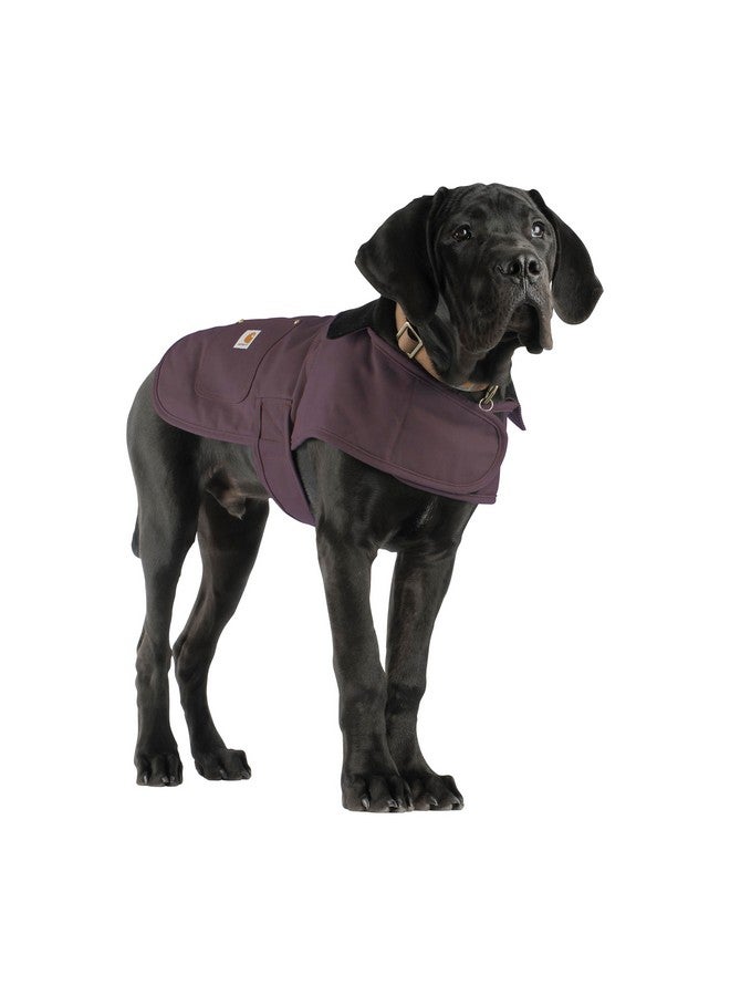 Carhartt Firm Duck Insulated Dog Chore Coat, Durable Weather Resistant Jacket for Cold and Windy Conditions, Contains PFAS (Deep Wine), Medium