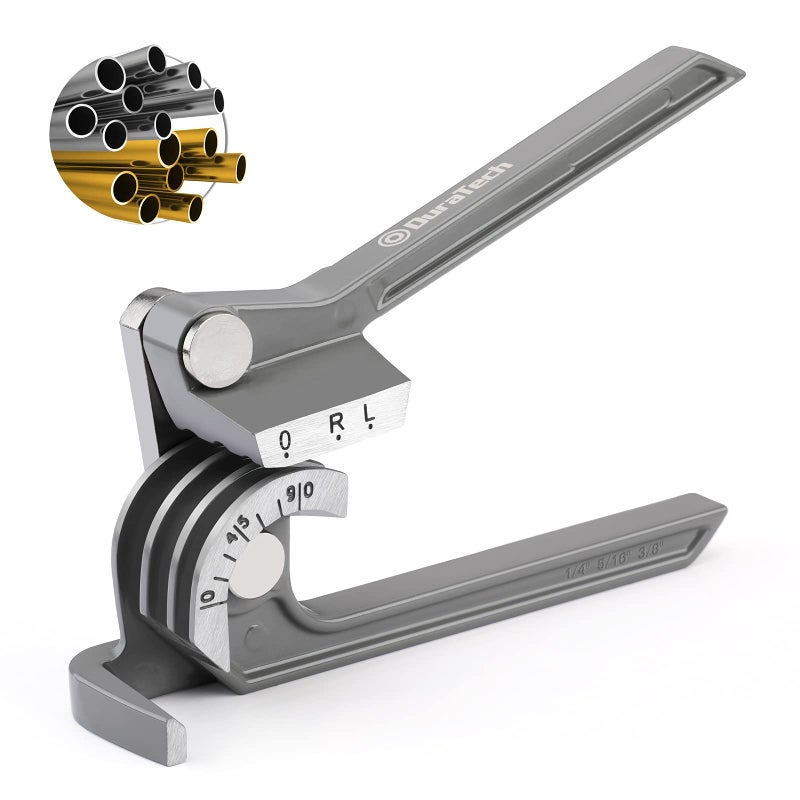 DURATECH Tube Bender Pipe Bender 3IN1 14 516 38 for Copper Brass Aluminum and Thin Steel Pipes