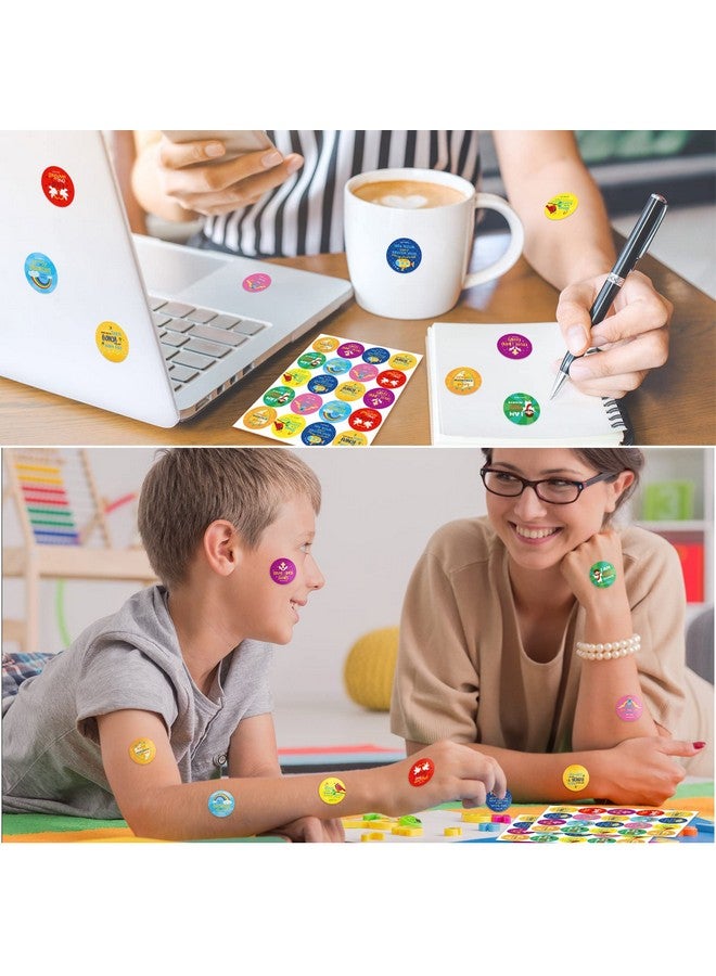 Geyee 600 Pcs Christian Religious Stickers for Kids Jesus Faith Shape Easter Stickers Catholic Child Drawn Scripture Decors for Toddler Art Crafts(Angel Style) - Image 5