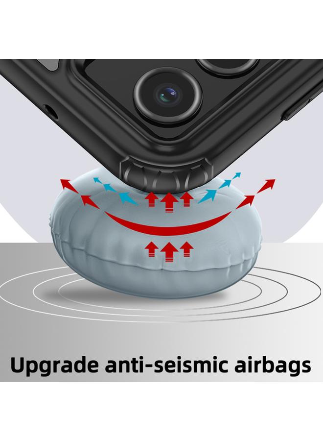 S-TOP Case For Samsung Galaxy A25 5G Armor Clear TPU Hybrid PC Phone Case - Image 4