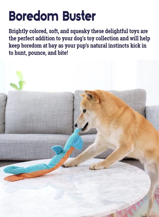Petstages Stuffing-Free Floppy Shark Plush Dog Toy, Large - Image 4