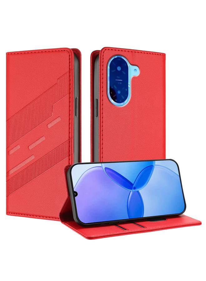 اس-توب جراب لهاتف Redmi A5، جراب هاتف جلدي عتيق متعدد الوظائف منقوش - Image 1