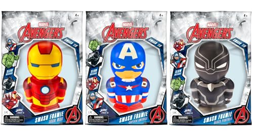 JARU Marvel Avengers Large 55 Foam Stress Ball 1 Superhero Squishies Iron Man Captain America Hulk Black Panther Toy Spiderman Squishy Toys Slow Rising Squishy Toys for Kids 68211s - Image 1