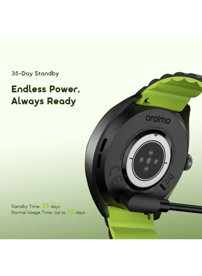 أورايمو 300 mAh Watch Nova 2R Amoled 1.43OSW-834 Dark Chrome Dark Chrome - Image 5
