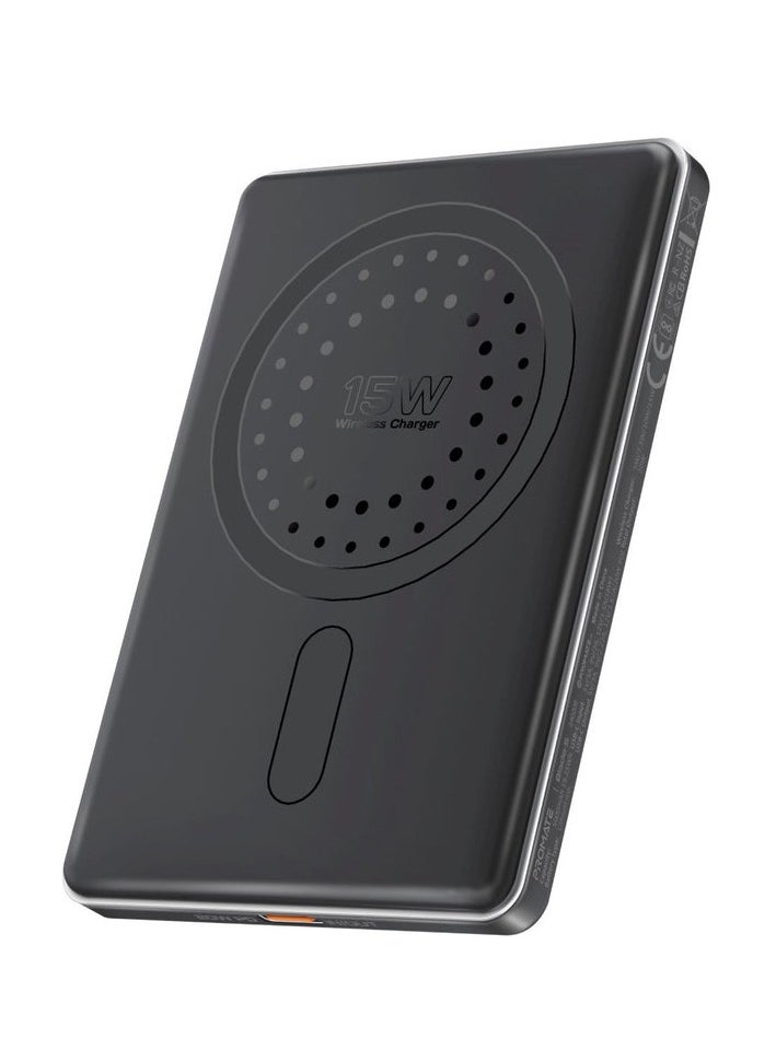 Promats - Promate Ultra-Slim Aluminum Crafted MagSafe Compatible Wireless Charging PowerBank - Image 1