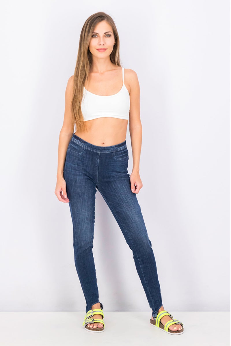 GUESS Women Regular Fit Stretchable Denim, Blue - Image 3