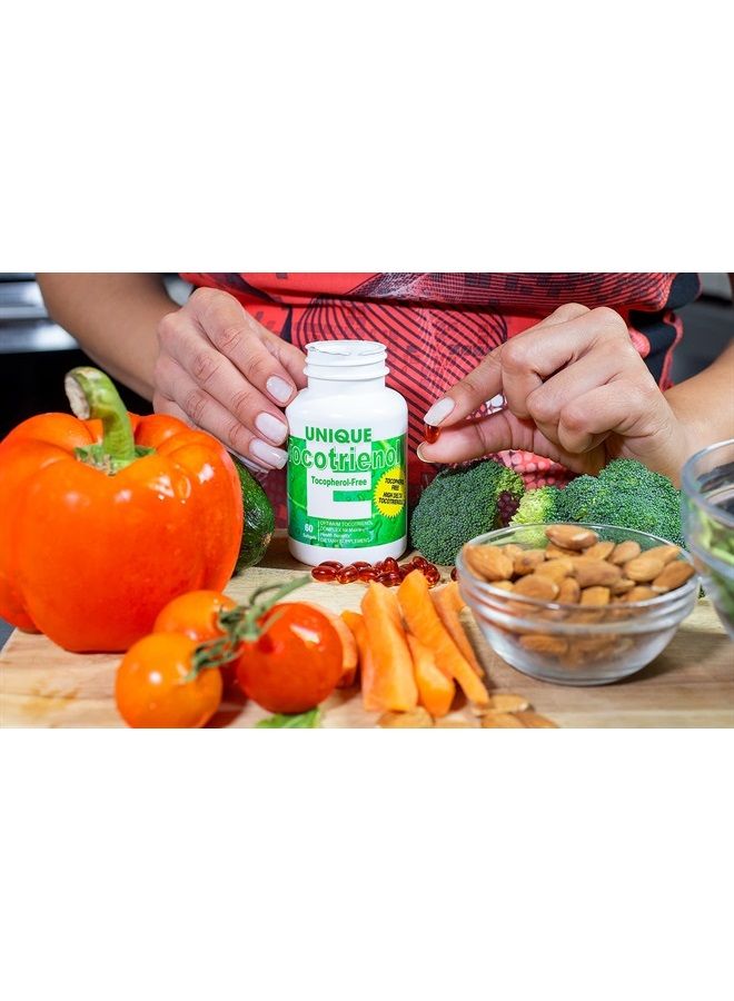 UNIQUE E A.C. Grace Company, Tocotrienols - Tocopherol Free Softgels, 60 Count - Image 3
