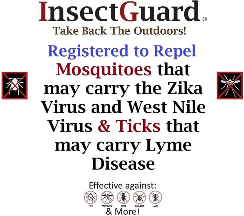 InsectGuard Store طارد حشرات معالج بمادة البيرميثرين يصد القراد والبعوض والذباب والبراغيث والمزيد - عبوتان كاملتان - Image 2