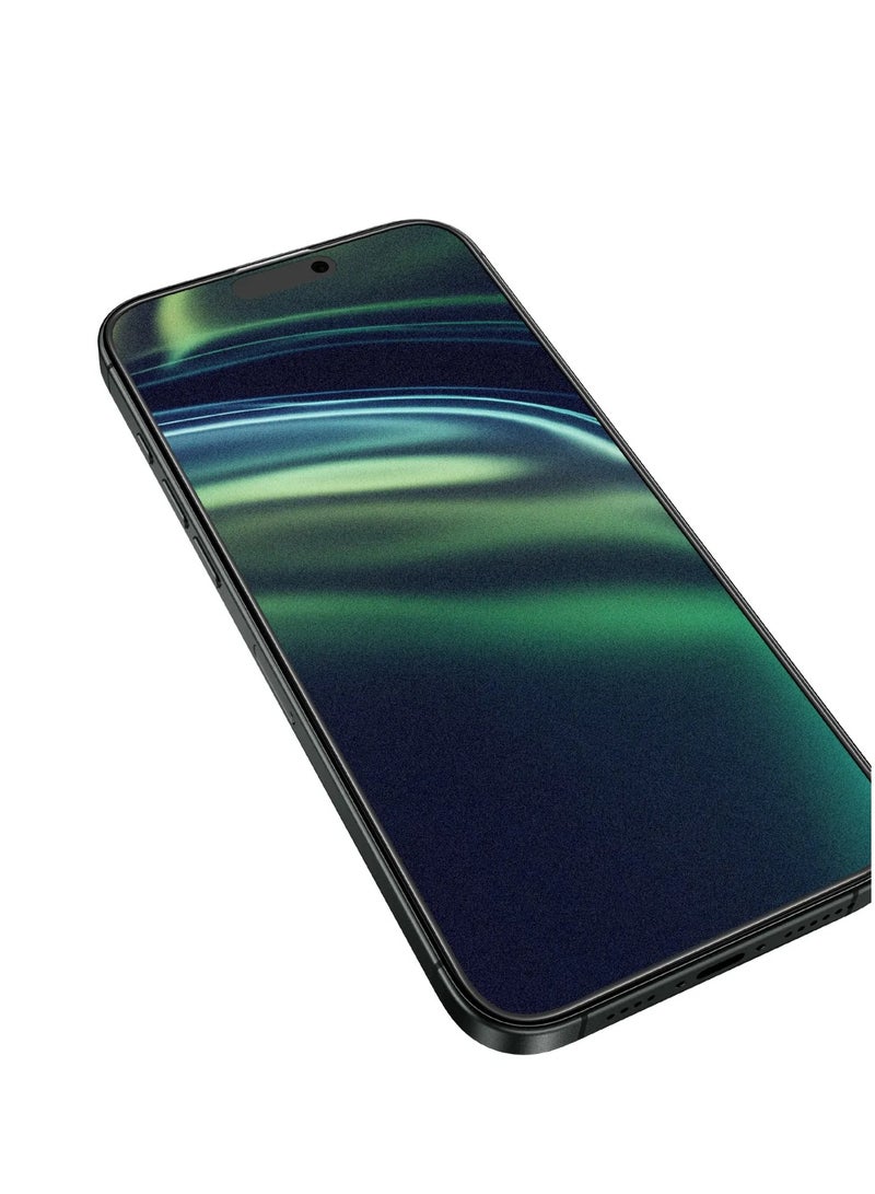 GREEN LION iPhone 17 Air Screen Protector / 3D Silicone Plus High-Definition Edge Glass / Blocked Side Viewing / Anti Scratch - Black Edge/Privacy - Image 1