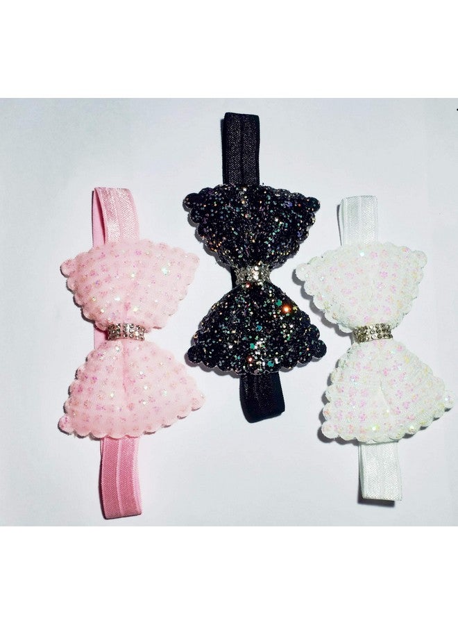 Drishti® Girl's Plastic Hair Band (Multicolour; Random Assorted Colour and Design) - Pack of 3 - Image 1