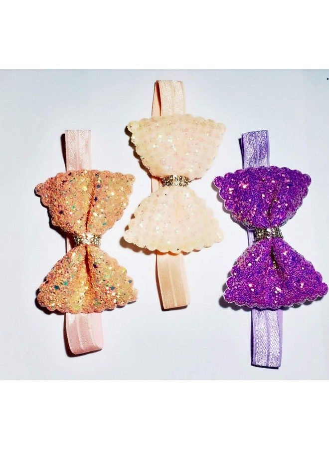 Drishti® Girl's Plastic Hair Band (Multicolour; Random Assorted Colour and Design) - Pack of 3 - Image 2