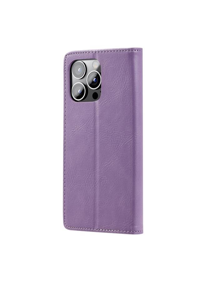 S-TOP Case For iPhone 13 Pro Max TTUDRCH RFID Retro Texture Magnetic Leather Phone Case - Image 3