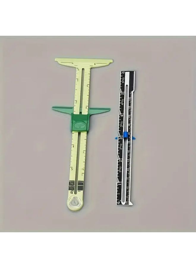 Multifunctional 5 In 1 Sewing And Crafting Ruler With Quilting Scale Heavy Duty Plastic Tool 1pc - Image 4