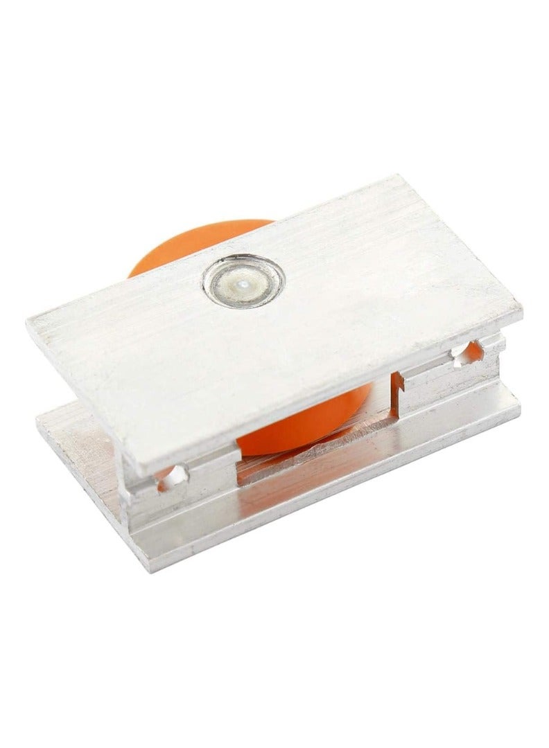 KNP KNP 30mm Box Type Sliding Nylon Roller Wheel Made in Taiwan Sliding Door Window Closet Door Roller Cabinet Window Pulley Roller Hardware for DIY Wardrobe Door Fittings 32 pcs  - Image 1