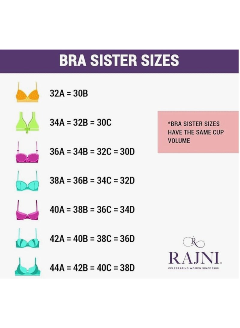 راجني حمالة صدر نسائية مقاس C، ناعمة كالحرير، مصنوعة من الإسباندكس، بدون خياطة، مبطنة، تغطية متوسطة، بدون أسلاك، طبقتين، قابلة للتمدد لرفع الصدر - Image 4