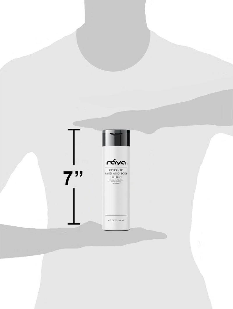 Raya Glycolic Hand and Body Lotion with AHA (G-333) | Soothing, Moisturizing, Exfoliating, and Conditioning Lotion for the Hands, Arms, Legs, and Body | Made with Alpha Hydroxy Acids - Image 5