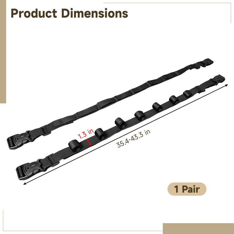 Adjustable Car Roof Rack Fishing Rod Holder 7 Pole Capacity Universal Fit - Image 3