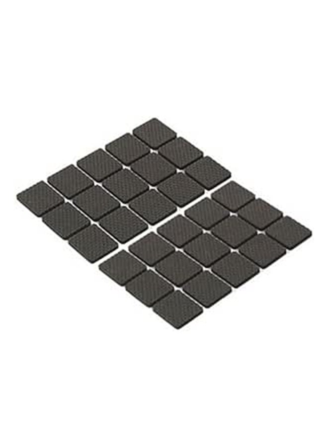 Non Slip Furniture Pads Protector Premium 30Pcs Best Furniture Grippers Non Skid Self Adhesive Rubber Furniture Hardwood Floors Protectors For Keep Couch Stoppers (30 Pcs (Square))