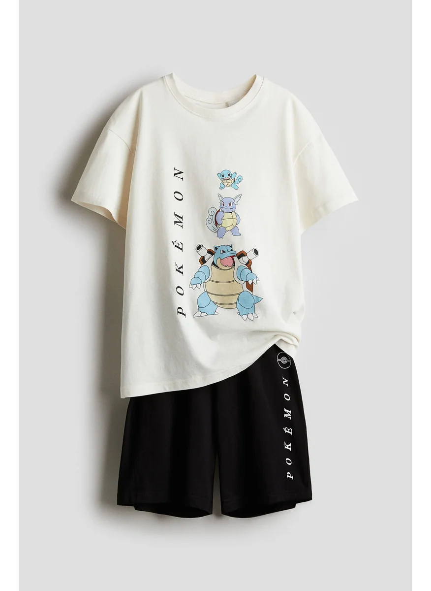 H&M Printed Cotton Pyjamas