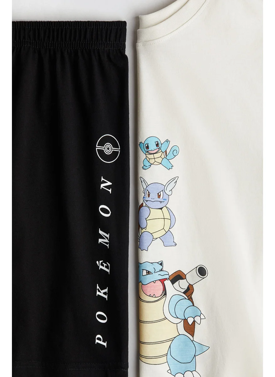 H&M Printed Cotton Pyjamas