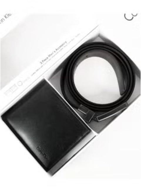 Calvin Klein Wallet-Belt Set For Men