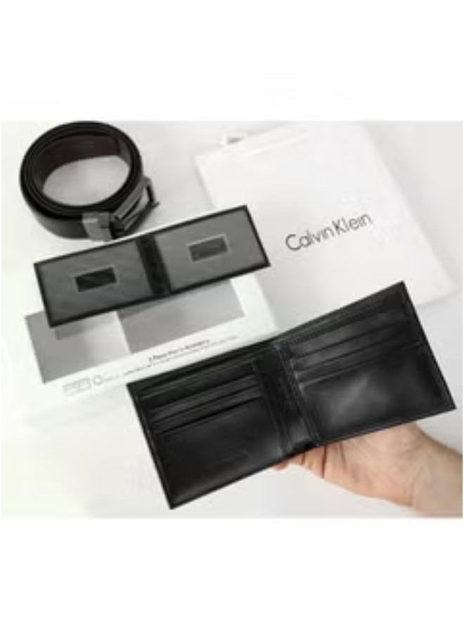 Calvin Klein Wallet-Belt Set For Men