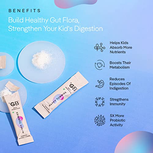 The Good Bug Happy Tummies SuperGut Powder for Healthy Digestion | Immunity Booster Pre & Probiotic Supplement for Kids | 3 Billion CFU of Clinically Proven Strains | 15 Days Pack - Image 2