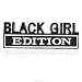 GeeGeeTop Universal Black Girl Edition Emblem Sticker Replacement Car Truck SUV Compatible with Ford F150 Jeep Dodger Chevrolet Badge Tailgate Badge Front Grille Hood Trunk BlackWhite - Image 2