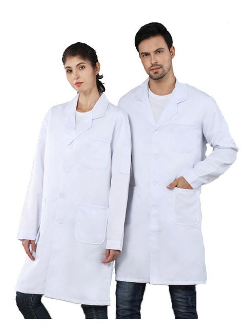 يمكن استخدام المعاطف المخبرية في المستشفيات والصيدليات ومختبرات البحث العلمي ومعالجة الأغذية وغيرها من الأماكن