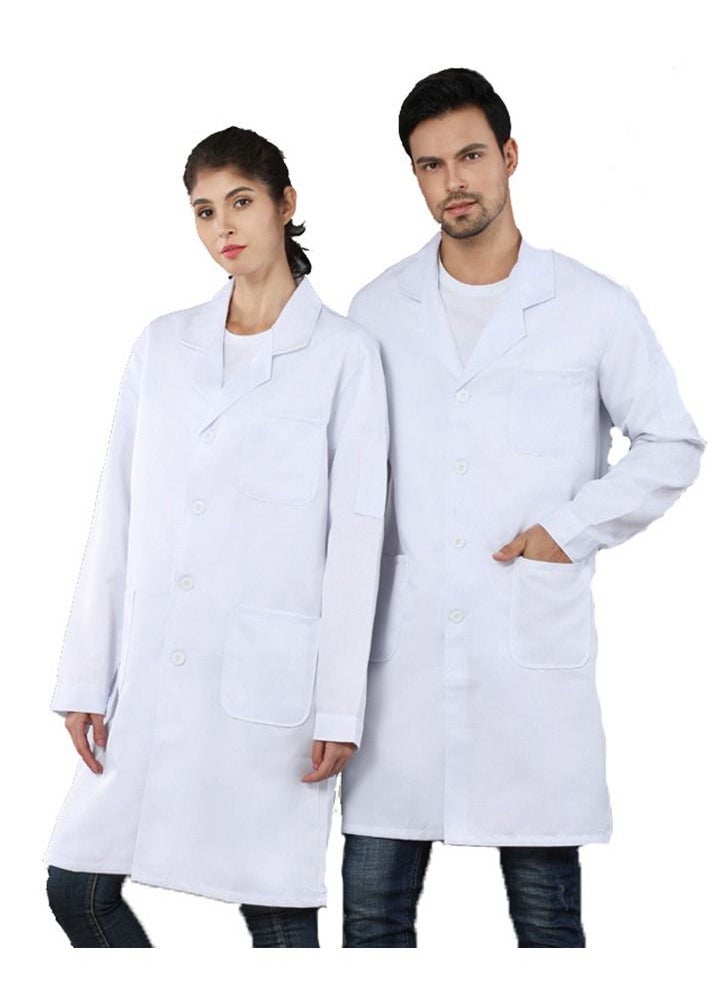 MileMelo - Laboratory Coat Can Be Used In Hospitals, Pharmacies, Scientific Research Laboratories, Food processing, etc White - Image 1