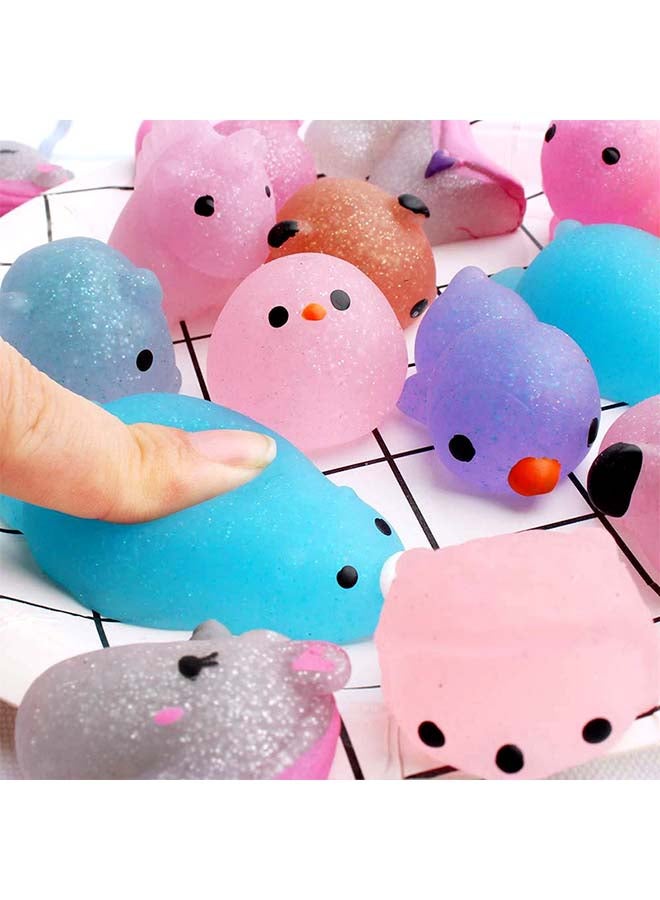 30 Pieces Decompression Glitter Animal Toy 4 x 3.4 x 2.5cmRandom style - Image 3