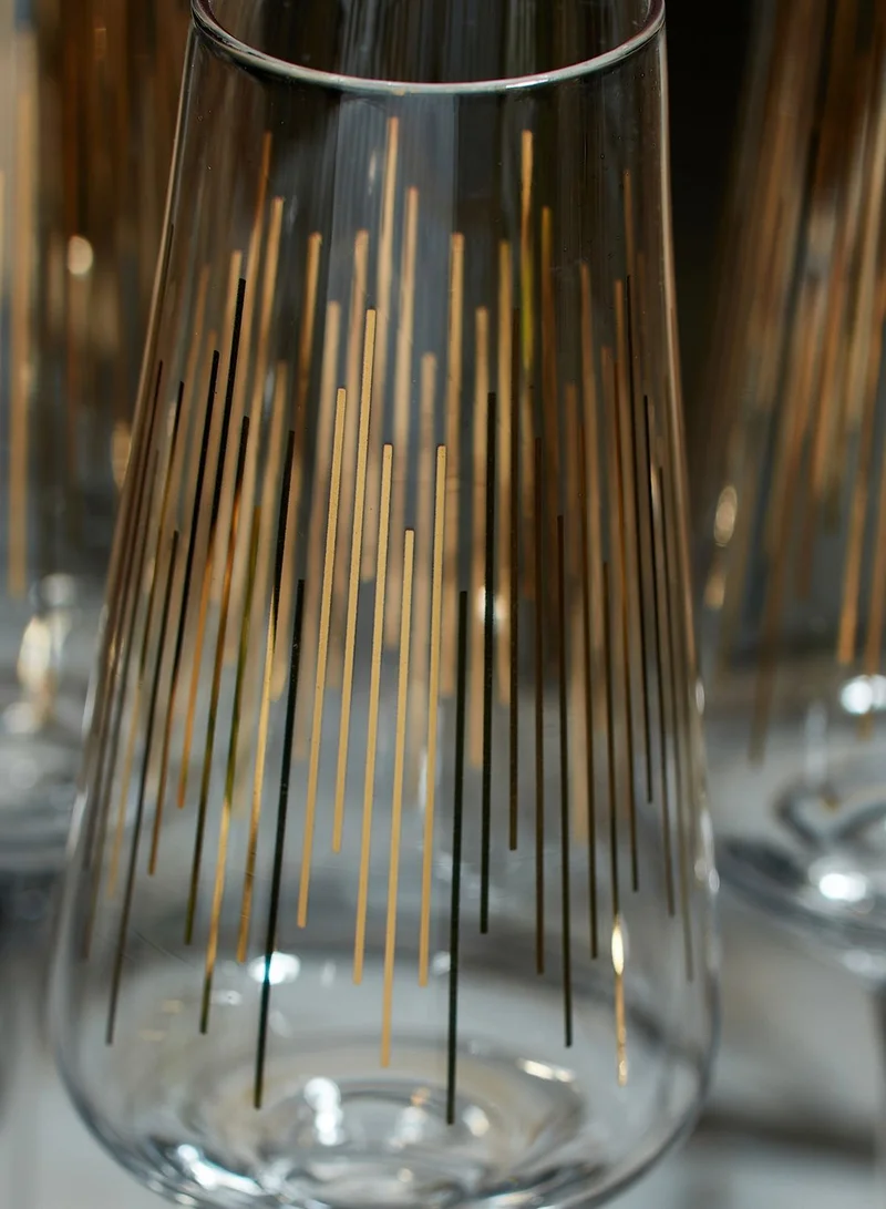 Premier Set of 4 Deco Flute Glasses